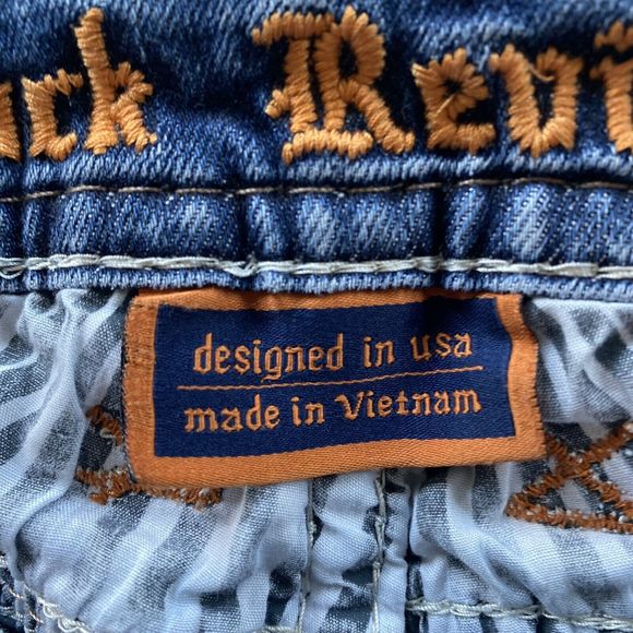 Rock Revival Jeans Women's 28 Easy Straight Tetbury Flap Pocket Bling Low Rise - Picture 8 of 16